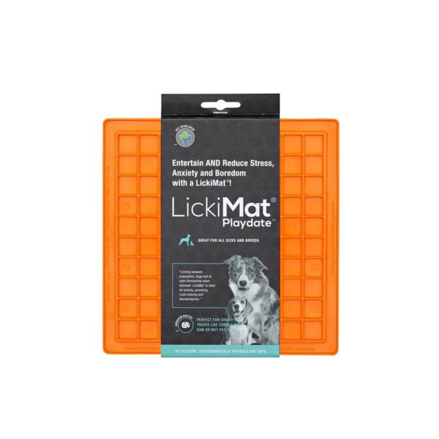 LickiMat Playdate Classic Dog Slow Feeder Food Mat