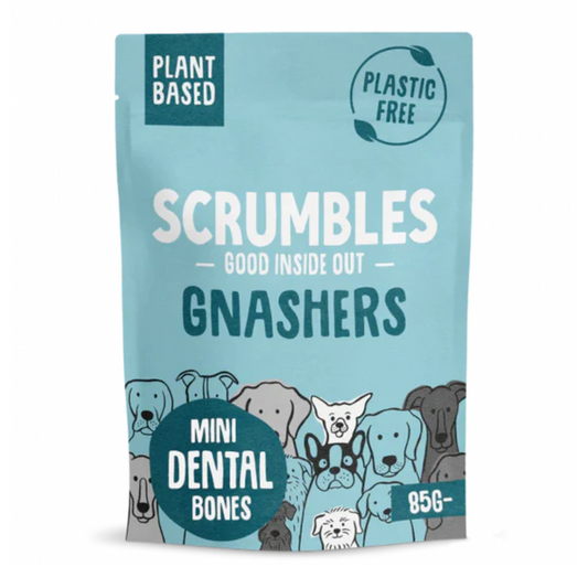 Scrumbles Dog Treats Mini Gnashers Plant Based 85g