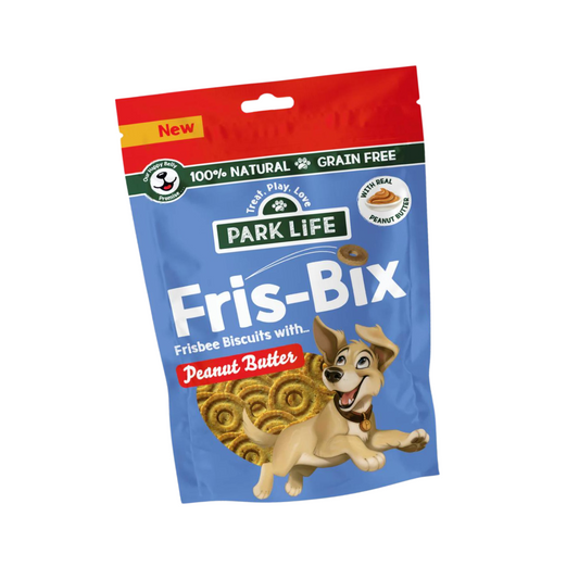 Park Life Fris-Bix Dog Biscuits Peanut Butter 100g