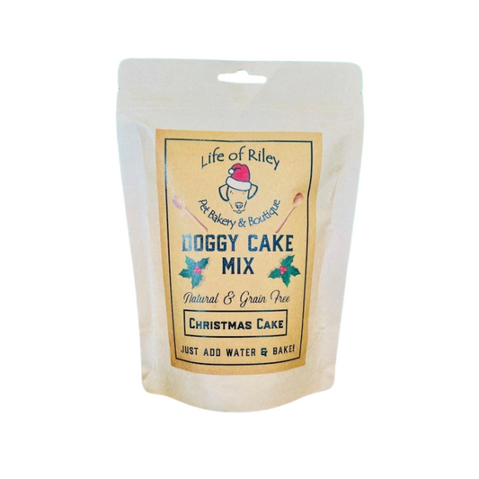 Christmas Carrot Cake Mix For Dogs, DIY At Home Kit, Make a Cake, Muffins or Cupcakes, Includes Icing, By Life Of Riley Bakery