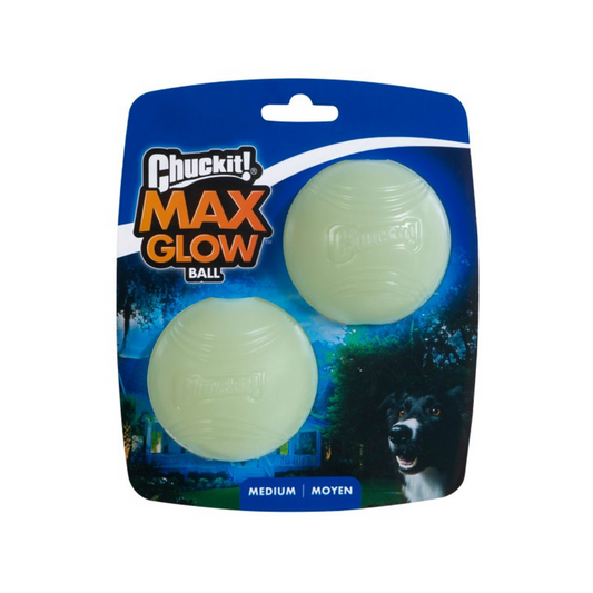 Chuckit! Max Glow Pack of 2 Medium