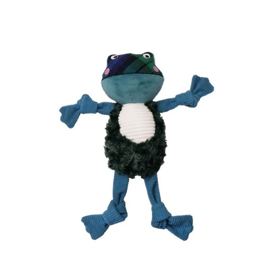 House of Paws Winter Frog Soft Plush Dog Toy