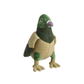 House of Paws Green Tweed Pigeon Dog Toy
