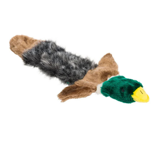 House of Paws Plush Mallard Multi Squeaker Dog Toy