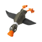 House of Paws Khaki Duck Thrower with TPR Wings Dog Toy