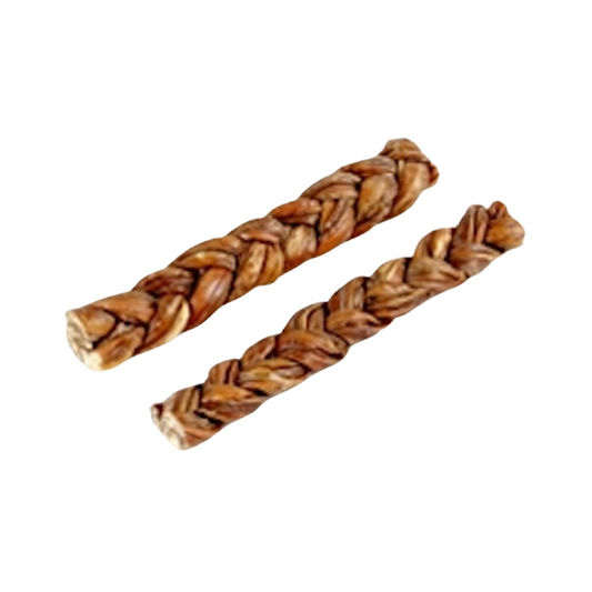 Buffalo Braided 6" Pizzle Dog Chews, 1kg Pack