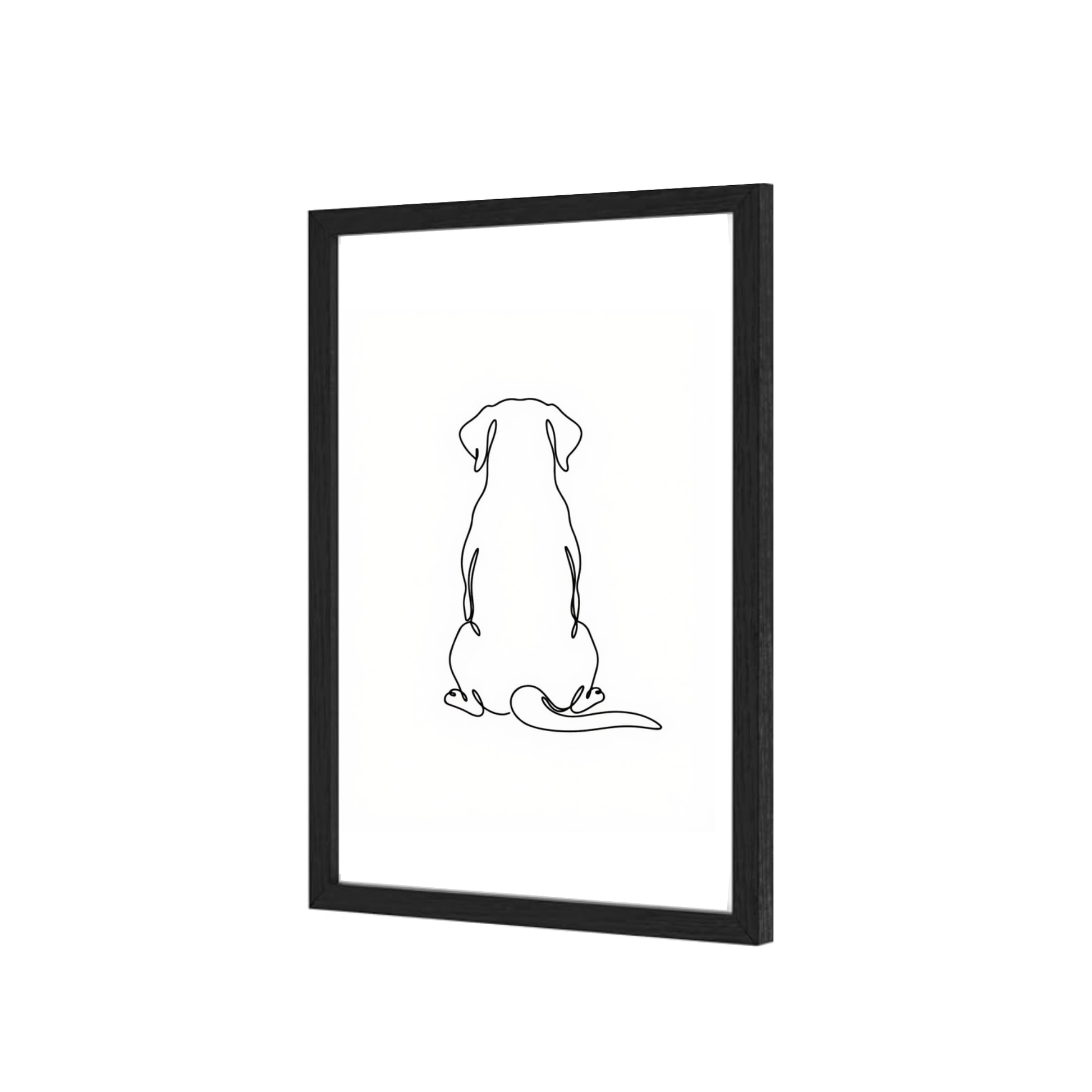 Black A5 picture frame with perspex front