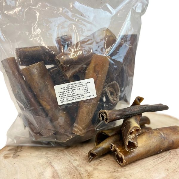 Paddock Farm Camel Skin Roll Chews, 15cm, 1kg