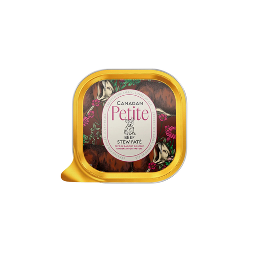 Canagan Petite Beef Stew Pate wet food for small dogs, 100g tray