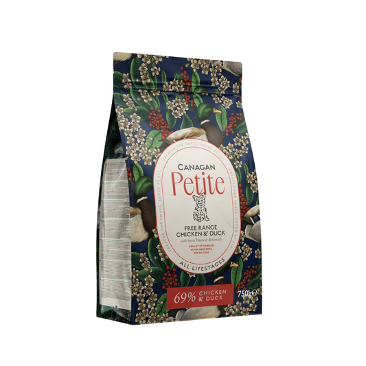Canagan Petite Chicken & Duck dry dog food details and feeding information
