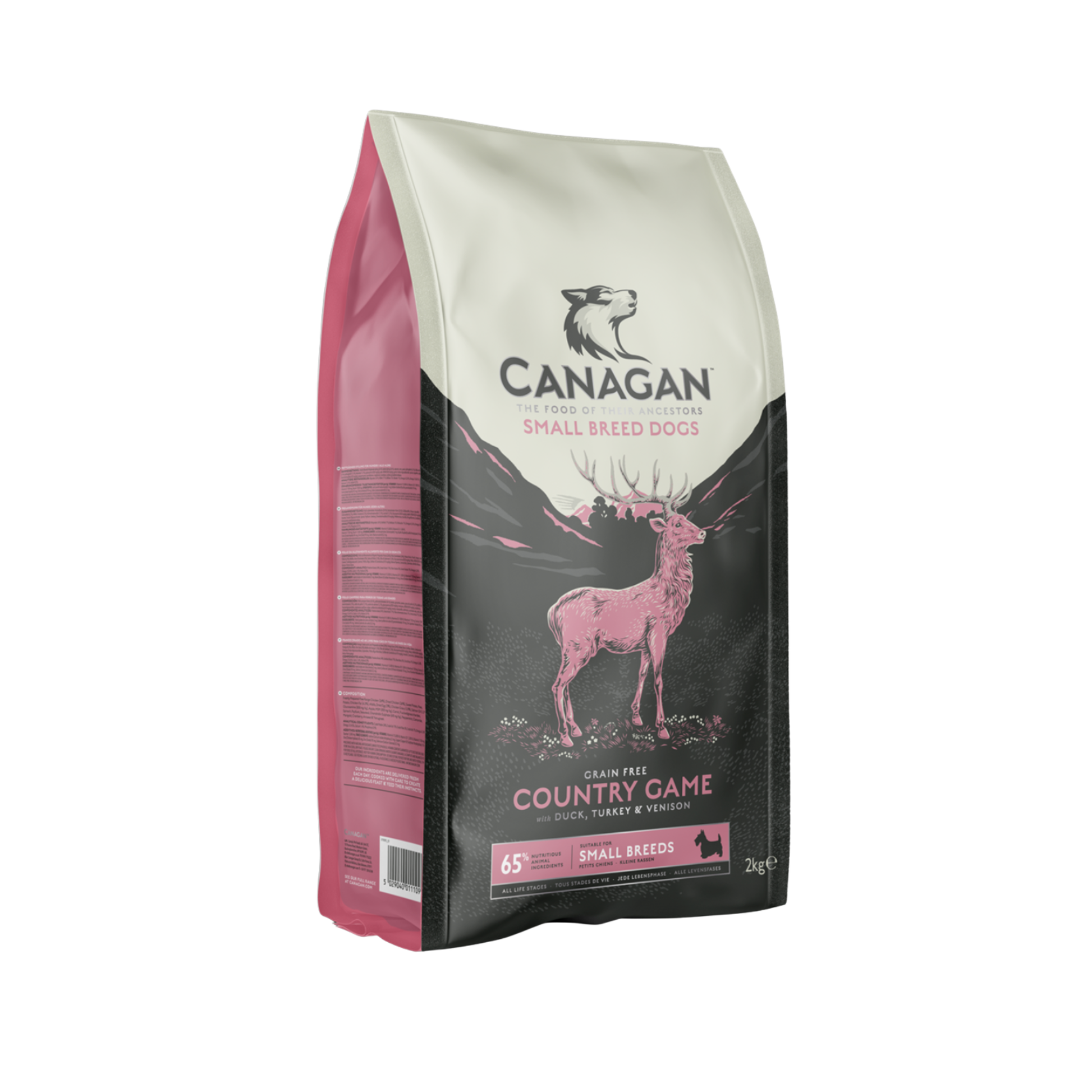 Canagan Small Breed Country Game dry dog food with small kibble for small breed dogs