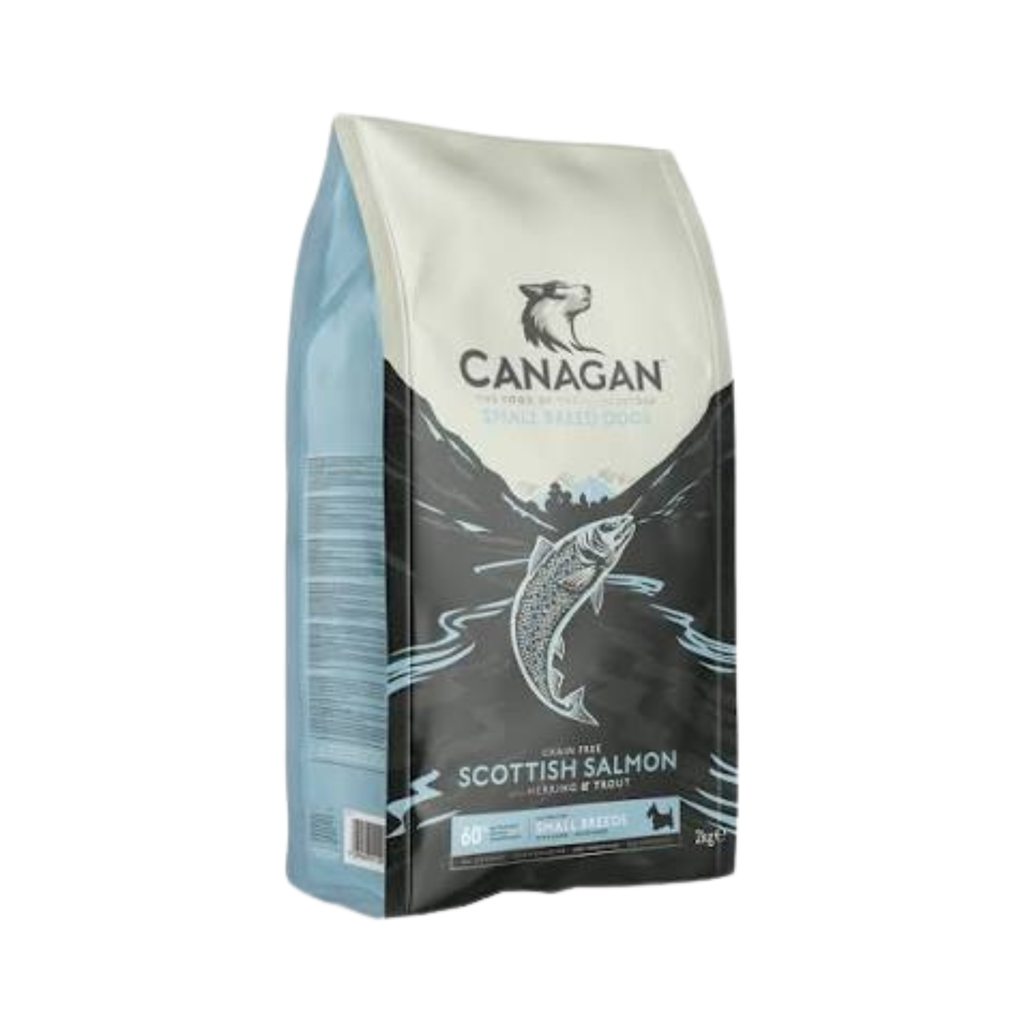 Canagan Small Breed Scottish Salmon dry dog food with small kibble for small breed dogs