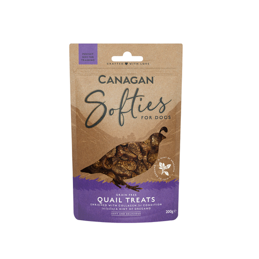Canagan Quail Softies grain-free soft dog treats 200g