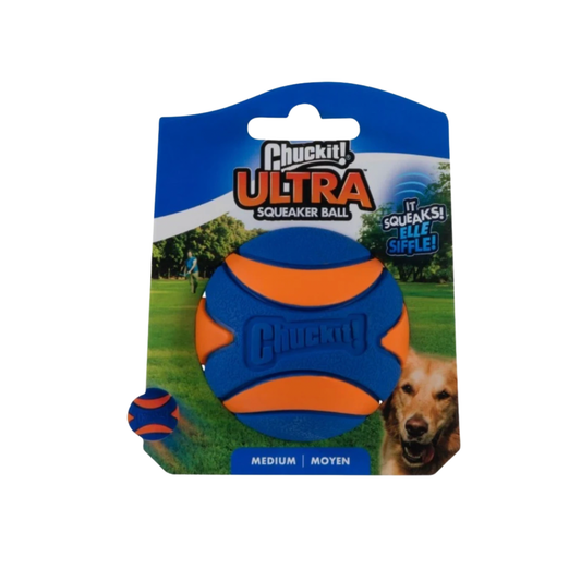 Chuckit! Ultra Squeaker Ball, medium 6.5cm