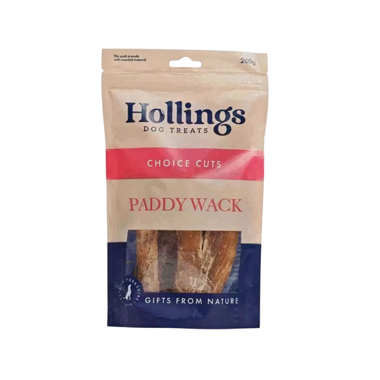 Hollings Paddywack natural beef dog chew, 200g