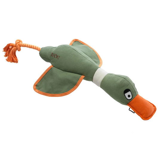 House of Paws Khaki XL Duck Canvas Thrower Dog Toy