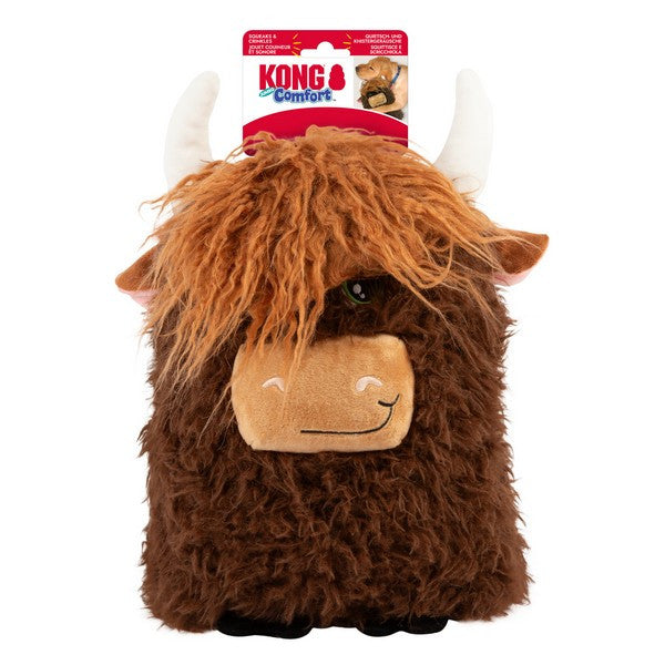 KONG Comfort Jumbo Highland Cow extra large plush dog toy