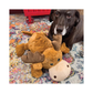 KONG Cozie Jumbo Marvin Moose extra large plush dog toy, detail