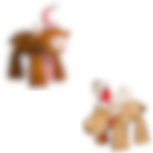 Both official MUTHAPUPPA 2026 Christmas mystery squeaky dog toys bundle, save £5