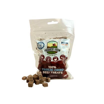 Paddock Farm 100% natural freeze dried dog treats, 50g pack