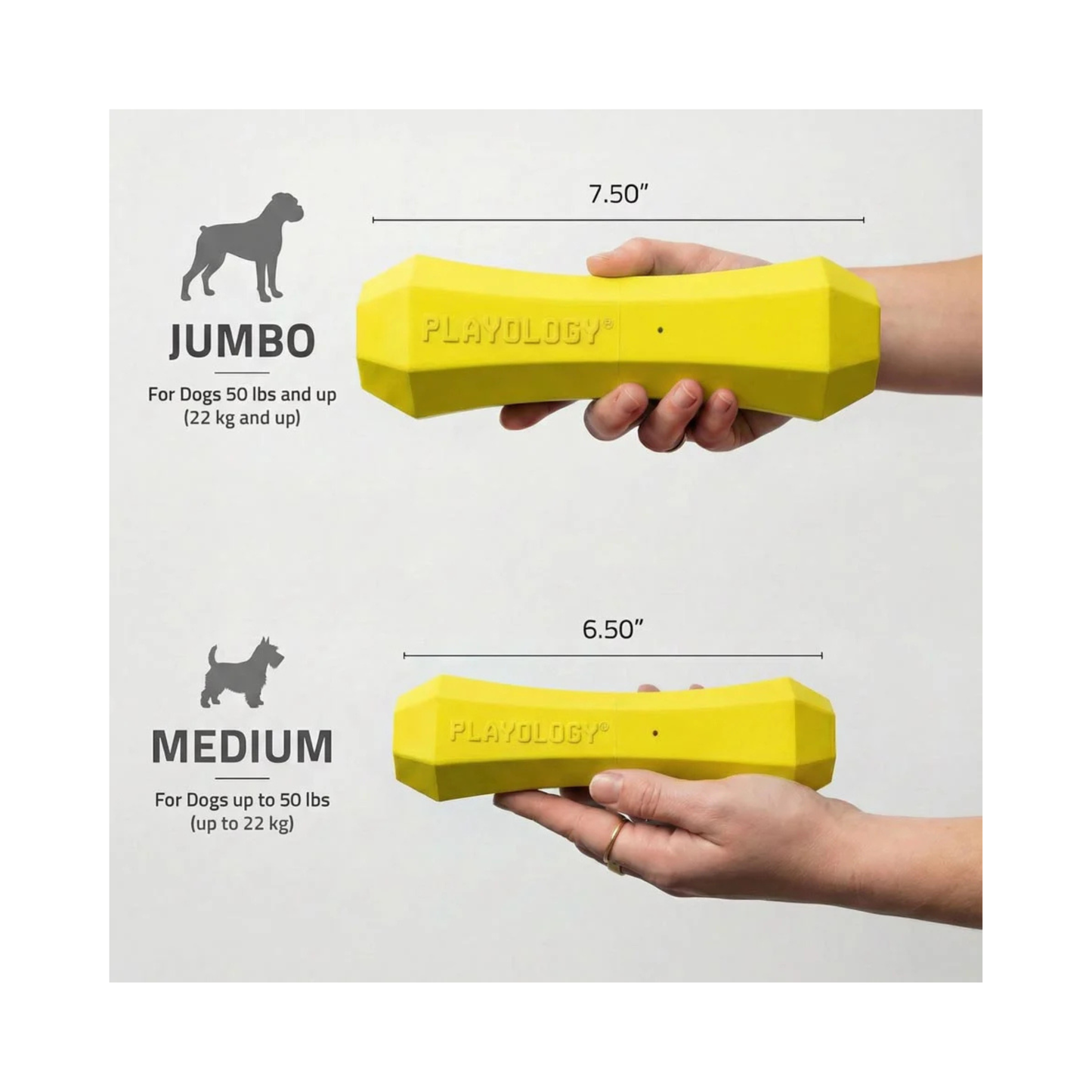 Playology chicken scented squeaky chew stick dog toy, medium, alternate view