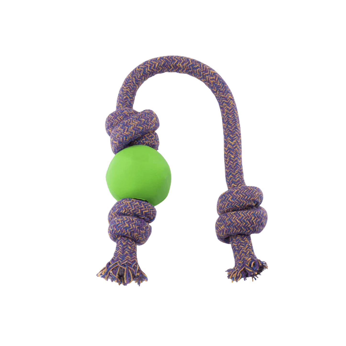 Beco Natural Rubber Ball on Rope Tug Toy Small & Large Blue, Pink, Green