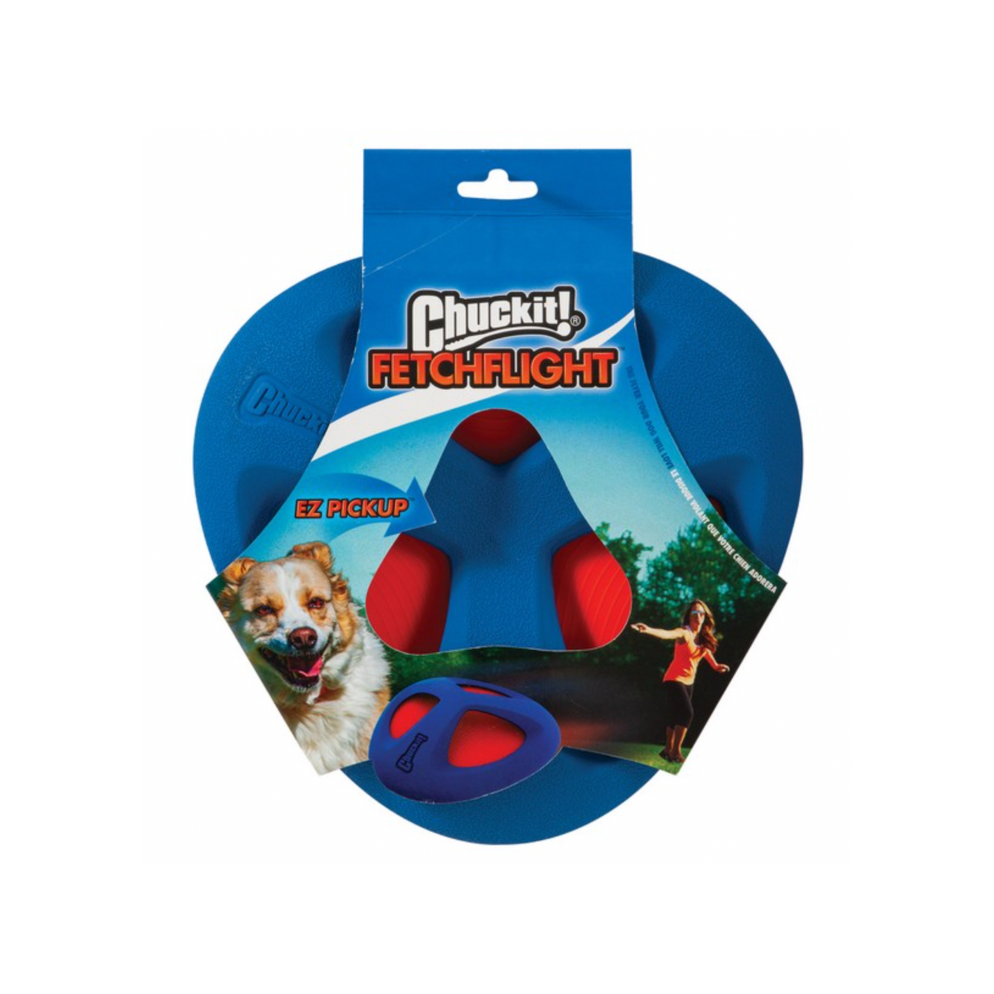 Chuckit Fetch Flight Rubber Frisbee Dog Toy