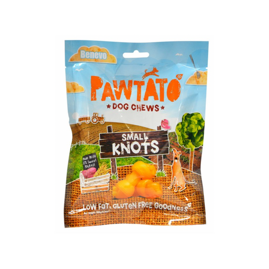 Pawtato Knots Dog Treats Sweet Potato Small & Large