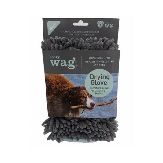 Henry Wag Microfibre Dog Cleaning & Drying Glove