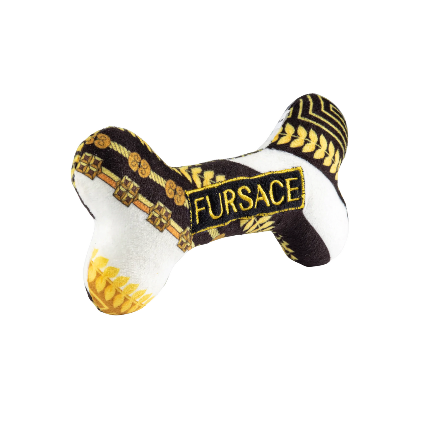 Haute Diggity Dog Fursace Bone Squeaky Toy