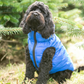 Hugo & Hudson Dog Puffer Jacket Reversible Blue & Navy