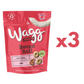 Wagg Bacon Roll Dog Treats With Pork Tasty Bites 125g