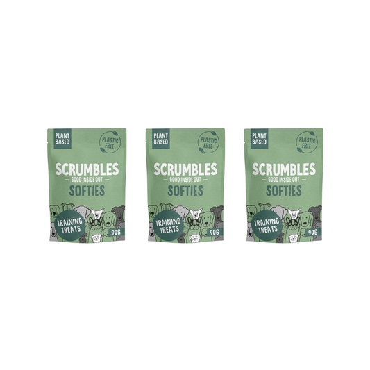 Scrumbles Dog Training Treats Softies Plant Based Vegan 90G