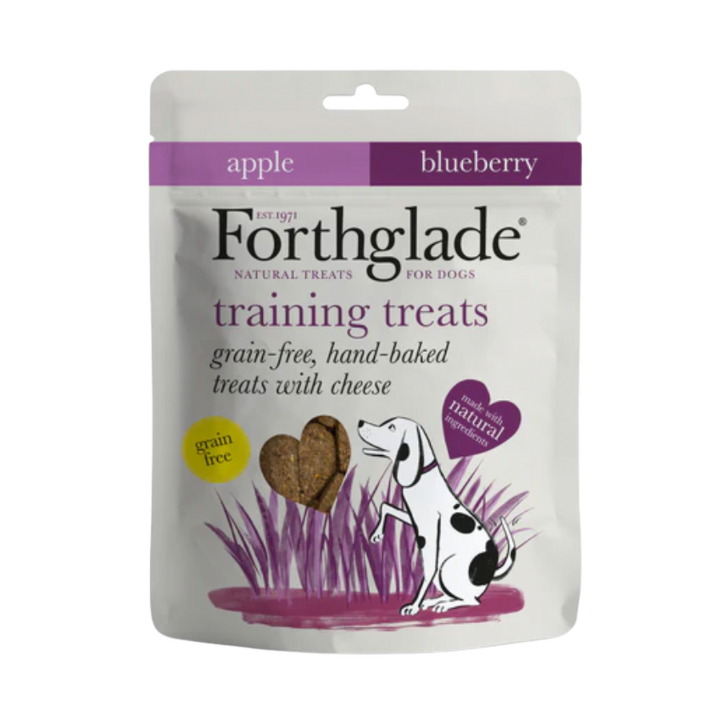 Forthglade Dog Treats Cheese Apple & Blueberry Flavour 150g