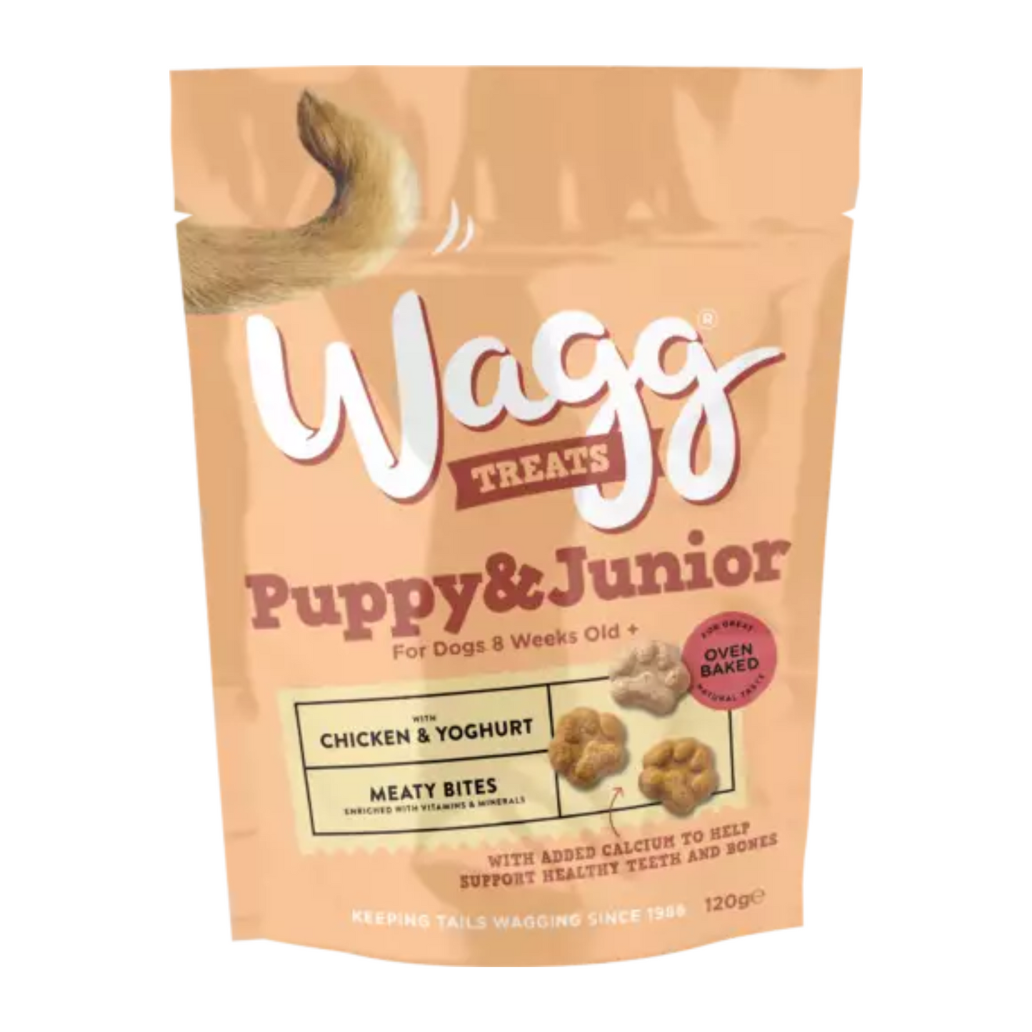 Wagg Puppy Junior Dog Treats Chicken Yoghurt muthapuppa