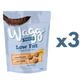 Wagg Low Fat Dog Treats With Chicken & Rice Meaty Bites 125g