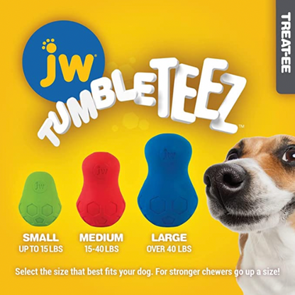 JW Pet Tumble Teez Treat Toy Small, Medium & Large