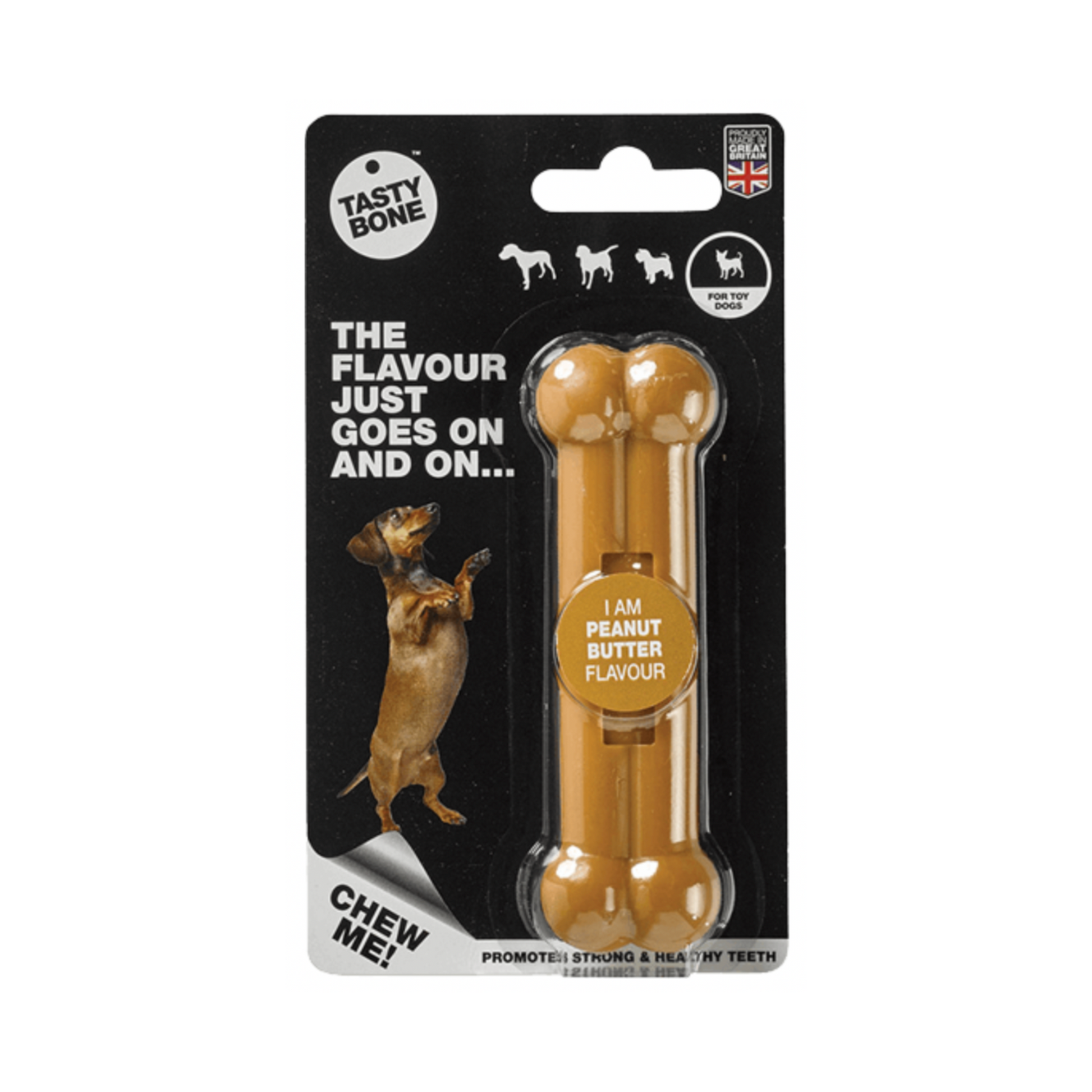 TastyBone Nylon Dog Chew Peanut Butter Flavour muthapuppa