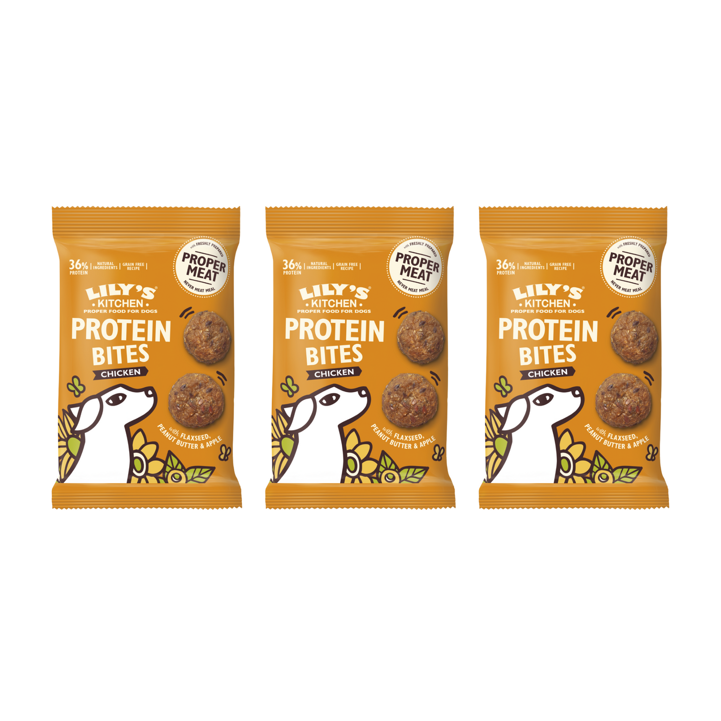 Lilys Kitchen Protein Bites For Dogs Chicken Flavour 40g