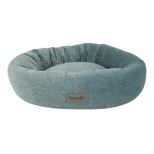Scruffs Oslo Ring Donut Dog Bed Fully Machine Washable Teal Medium, Large, X Large