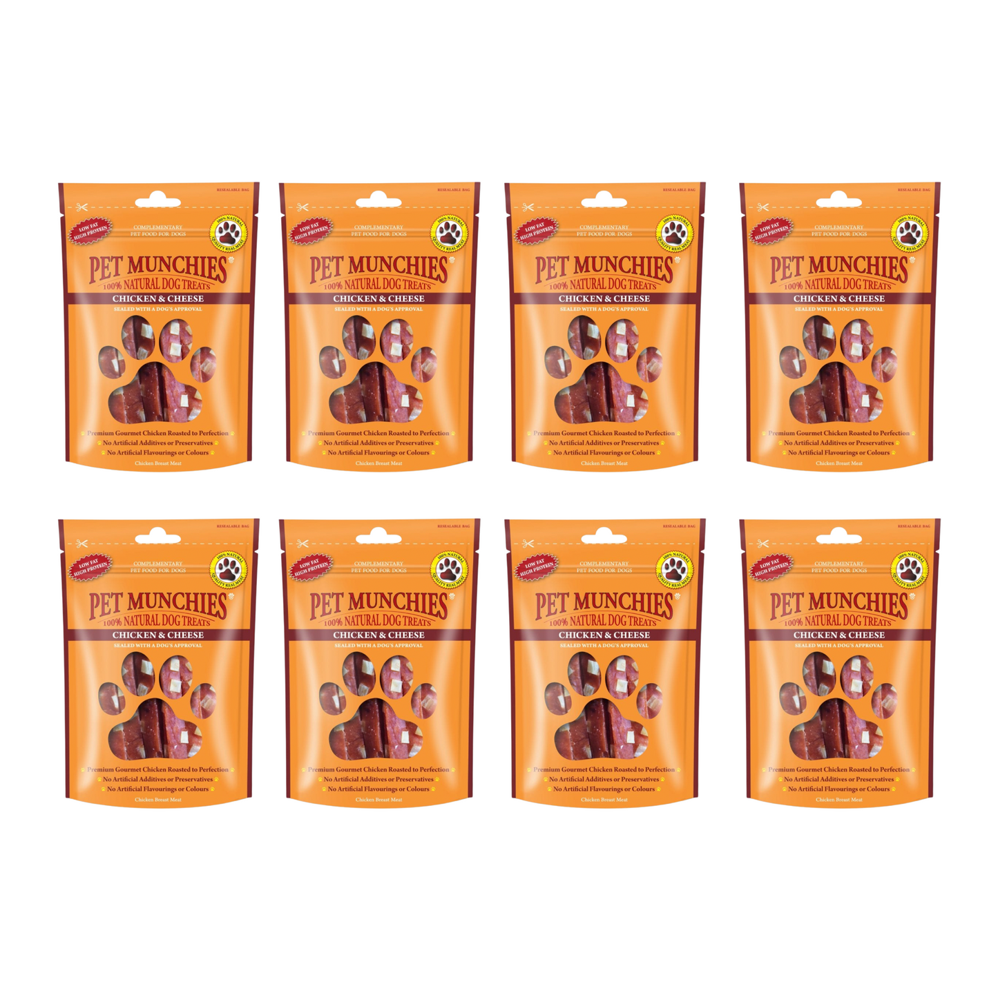 Pet Munchies Chicken and Cheese Dog Treats 100g