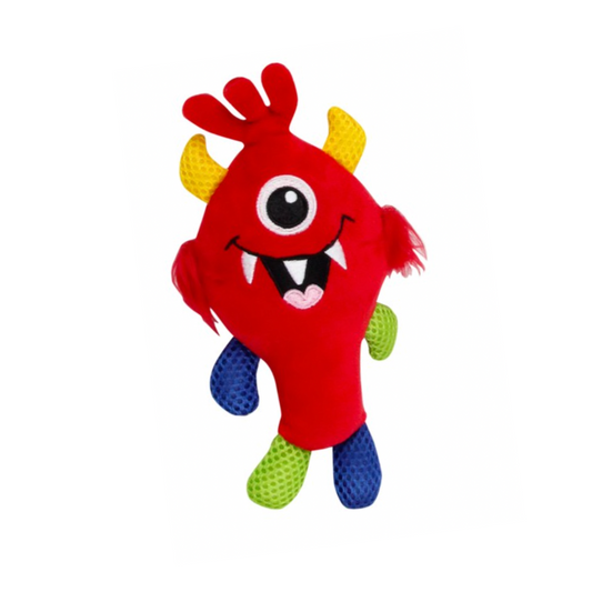 Pawise Little Monster Fiery Squeaky Dog Toy
