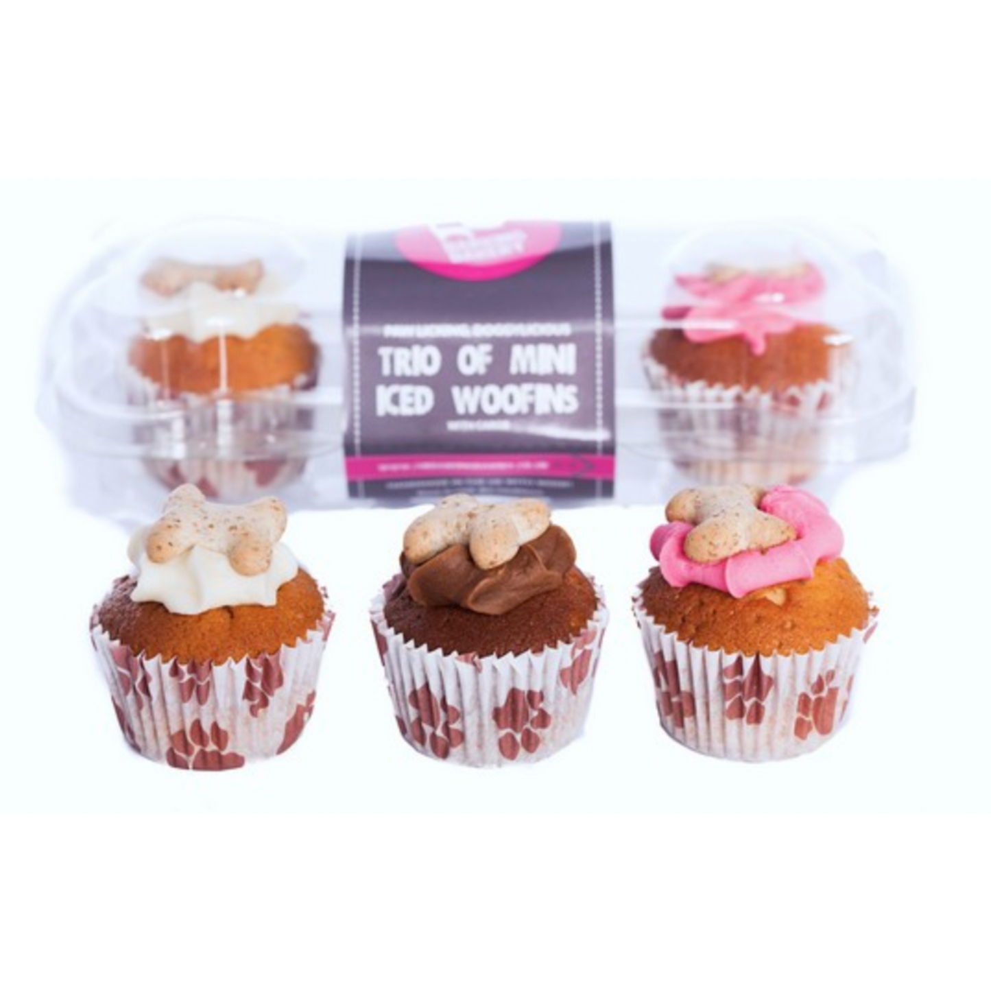 Barking Bakery Trio Of Mini Iced Woofins Pack Of 3