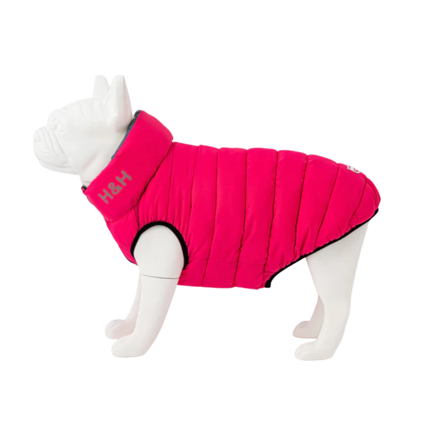 Pink dog jacket hotsell