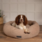 Scruffs Oslo Ring Donut Dog Bed Fully Machine Washable Sand Medium, Large, X Large