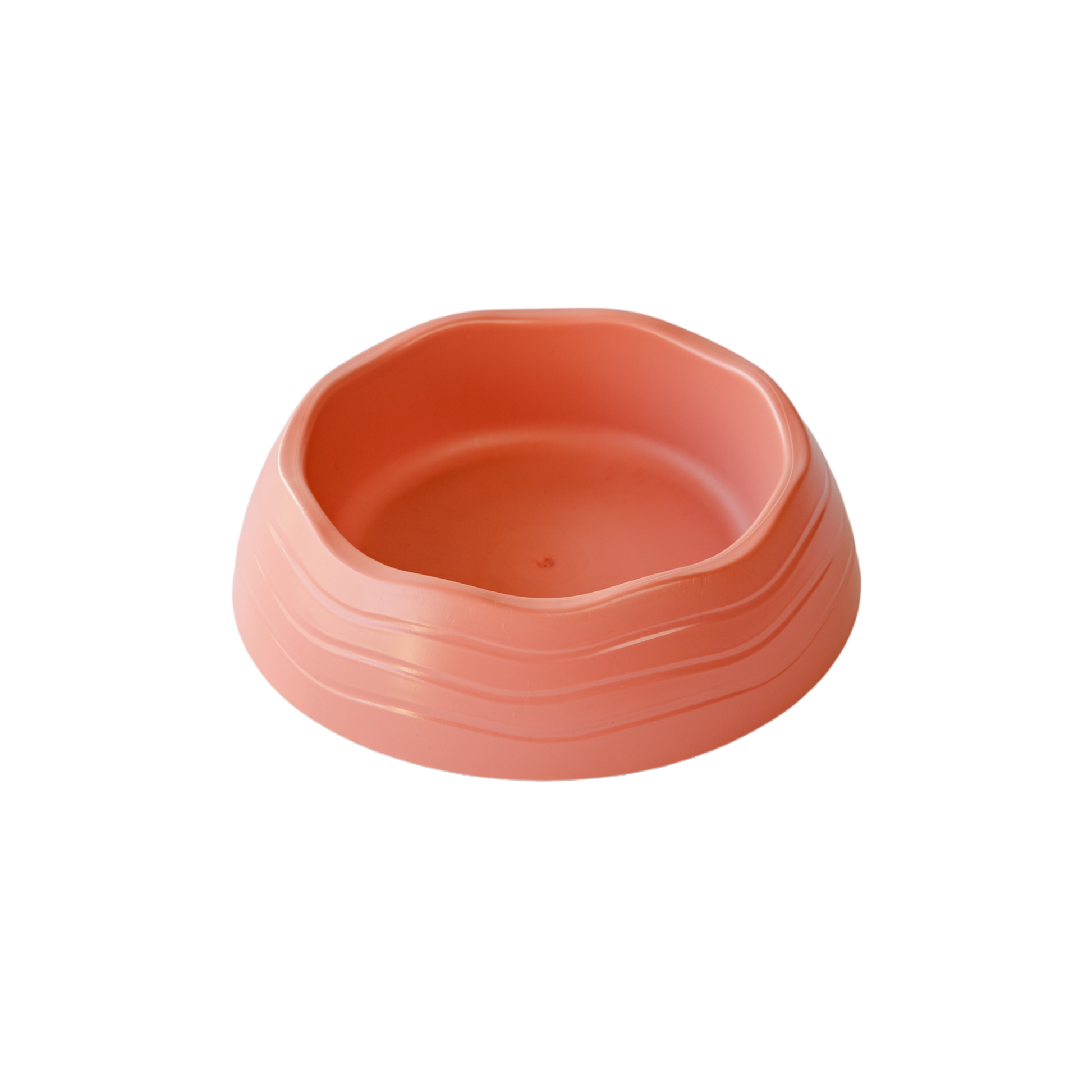 Red plastic online dog bowl
