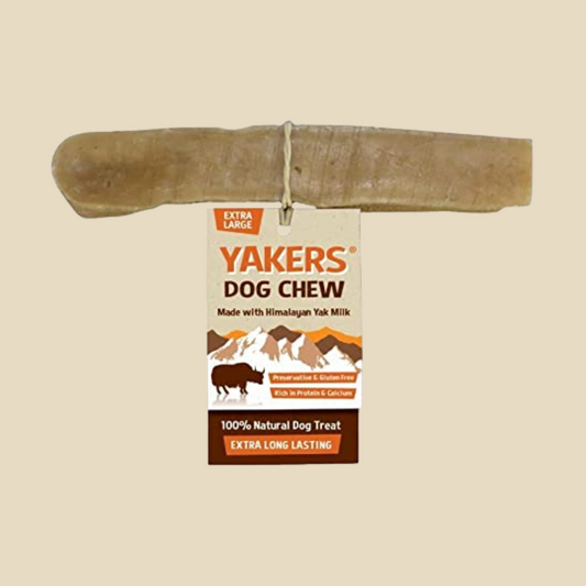 Yakers Original Dog Chew Medium 70g & Extra Large 140g