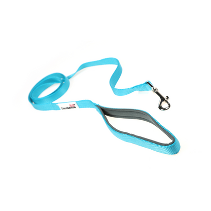 Doodlebone Originals Dog Lead Ruby Red, Sapphire Blue, Aqua Turquoise, Sunshine Yellow, Fuchsia Pink, Blush Light Pink, Coal Black, 3 Sizes