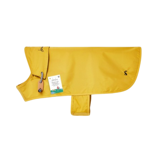 Joules Dog Raincoat Antique Gold Water Resistant