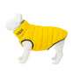 Hugo & Hudson Dog Puffer Jacket Reversible Yellow & Grey